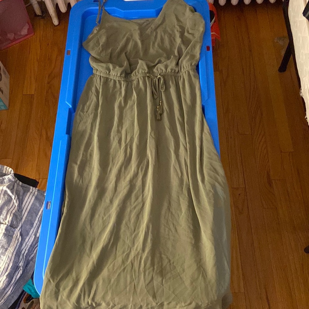 Green Goddess Flowy dress